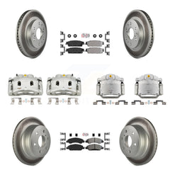 Transit Auto KCG-102036N Disc Brake Kit for 2008-2014 Chevrolet Silverado 1500, Cadillac Escalade, Cadillac Escalade ESV & more - Front and Rear product image