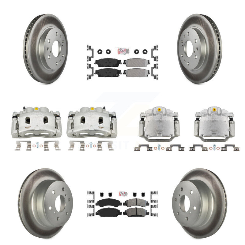 Transit Auto KCG-102036N Disc Brake Kit for 2008-2014 Chevrolet Silverado 1500, Cadillac Escalade, Cadillac Escalade ESV & more - Front and Rear product image