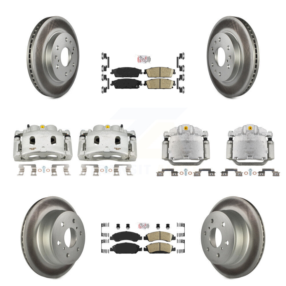 Transit Auto KCG-102037N Disc Brake Kit for 2008-2014 Chevrolet Silverado 1500, Cadillac Escalade, Cadillac Escalade ESV & more - Front and Rear product image