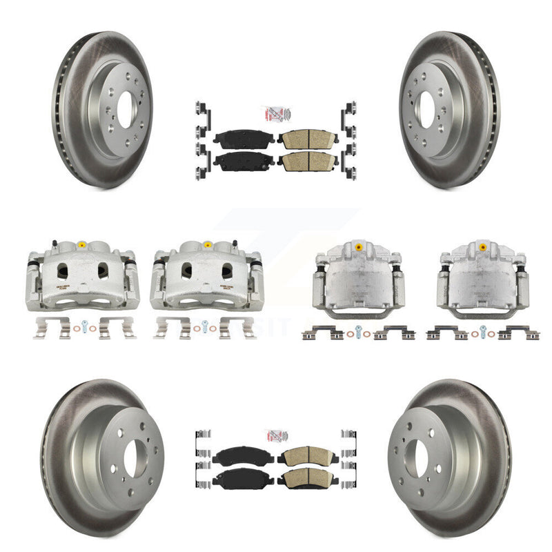 Transit Auto KCG-102038N Disc Brake Kit for 2008-2014 Chevrolet Silverado 1500, Cadillac Escalade, Cadillac Escalade ESV & more - Front and Rear product image