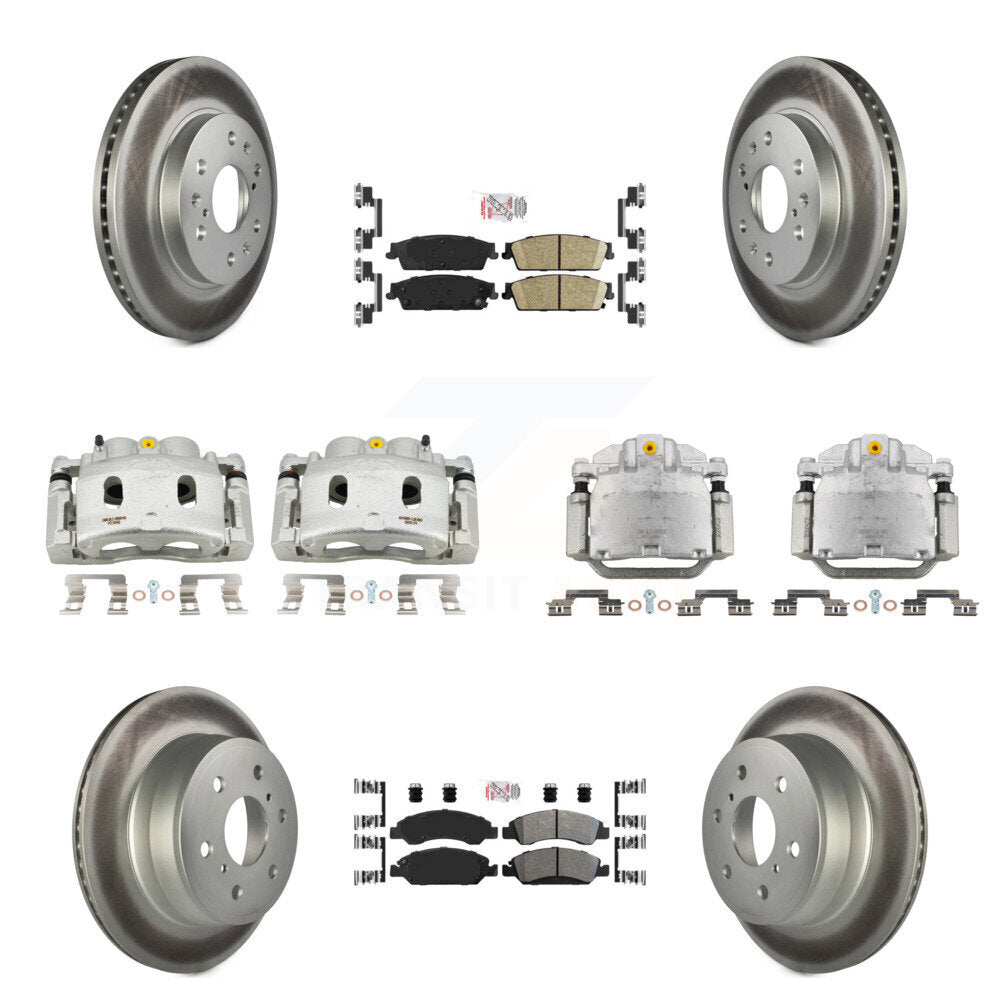 Transit Auto KCG-102039N Disc Brake Kit for 2008-2014 Chevrolet Silverado 1500, Cadillac Escalade, Cadillac Escalade ESV & more - Front and Rear product image