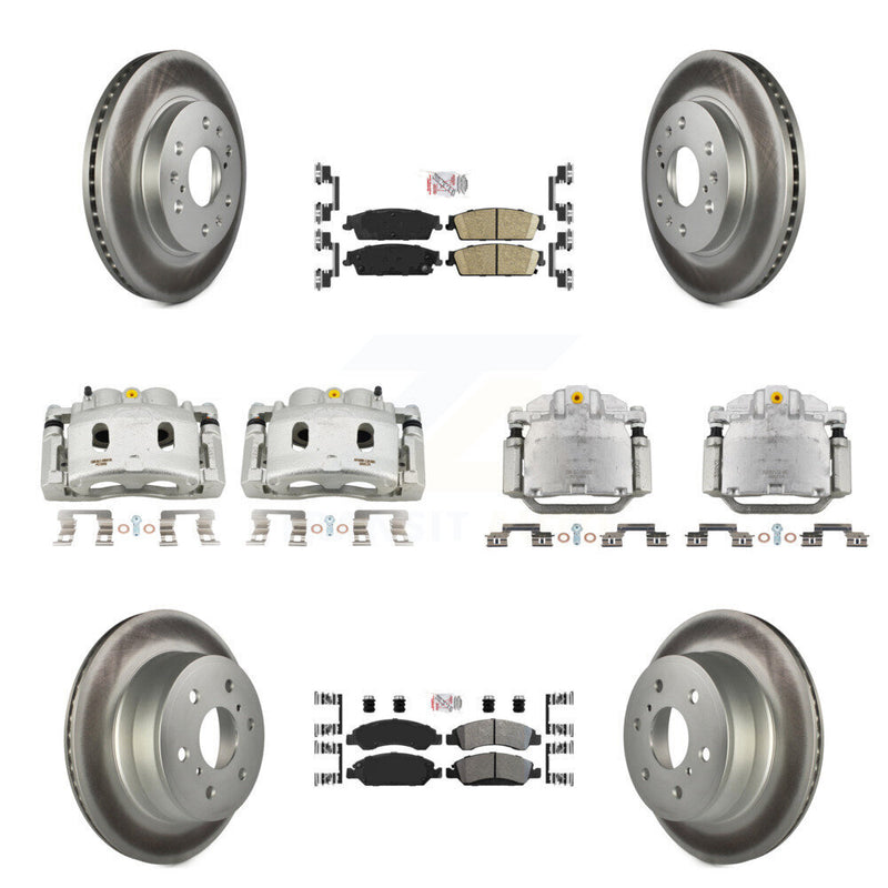 Transit Auto KCG-102039N Disc Brake Kit for 2008-2014 Chevrolet Silverado 1500, Cadillac Escalade, Cadillac Escalade ESV & more - Front and Rear product image