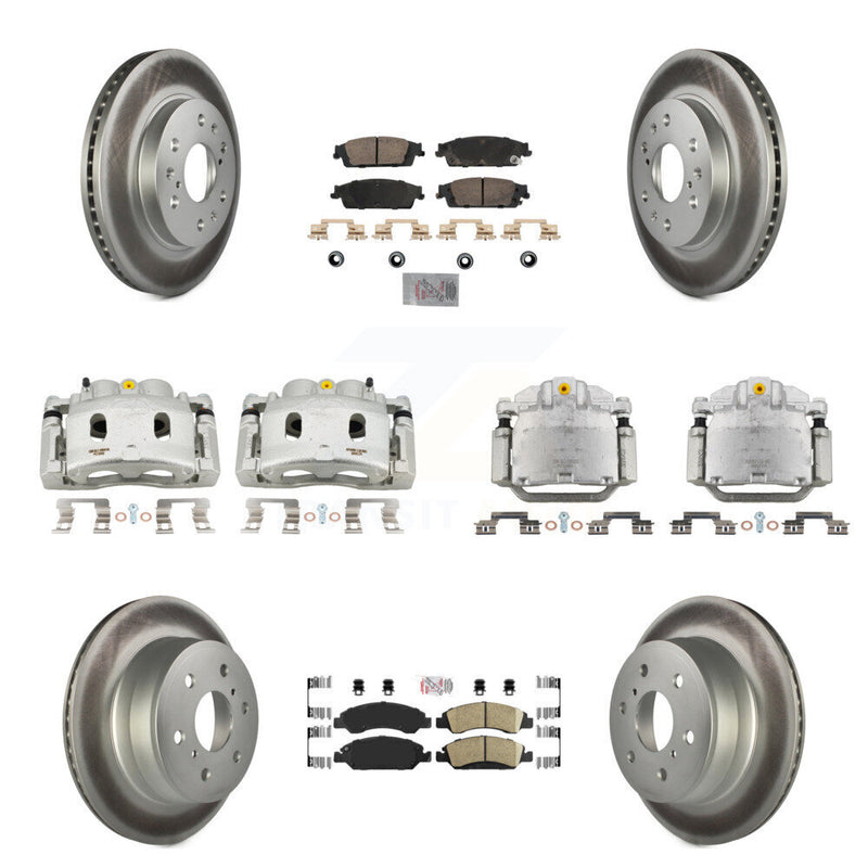 Transit Auto KCG-102040N Disc Brake Kit for 2014-2020 Chevrolet Suburban, Cadillac Escalade, Cadillac Escalade ESV & more - Front and Rear product image