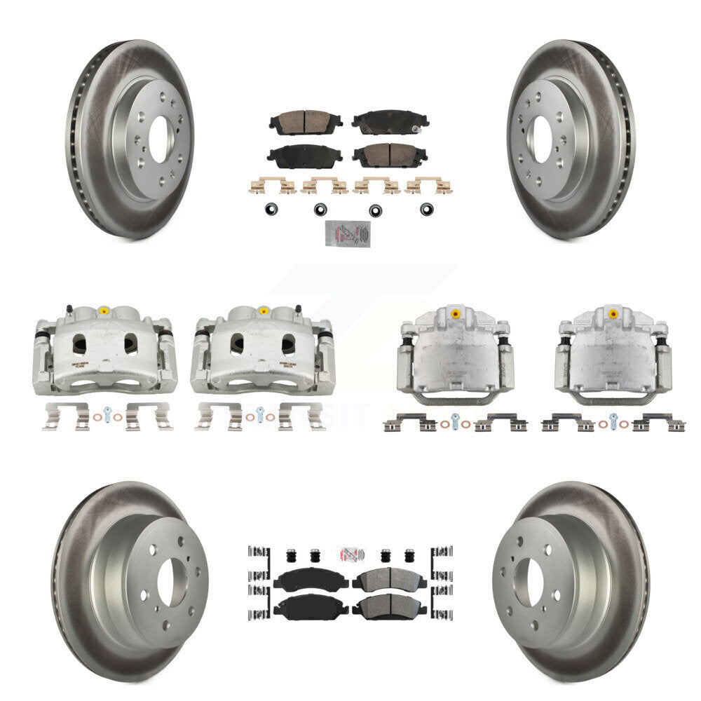 Transit Auto KCG-102042N Disc Brake Kit for 2014-2020 Chevrolet Suburban, Cadillac Escalade, Cadillac Escalade ESV & more - Front and Rear product image