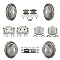 Transit Auto KCG-102042N Disc Brake Kit for 2014-2020 Chevrolet Suburban, Cadillac Escalade, Cadillac Escalade ESV & more - Front and Rear product image