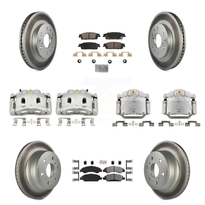 Transit Auto KCG-102042N Disc Brake Kit for 2014-2020 Chevrolet Suburban, Cadillac Escalade, Cadillac Escalade ESV & more - Front and Rear product image