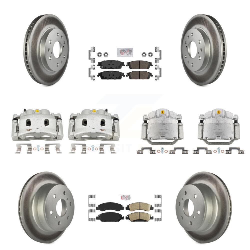 Transit Auto KCG-102044N Disc Brake Kit for 2014-2020 Chevrolet Suburban, Cadillac Escalade, Cadillac Escalade ESV & more - Front and Rear product image