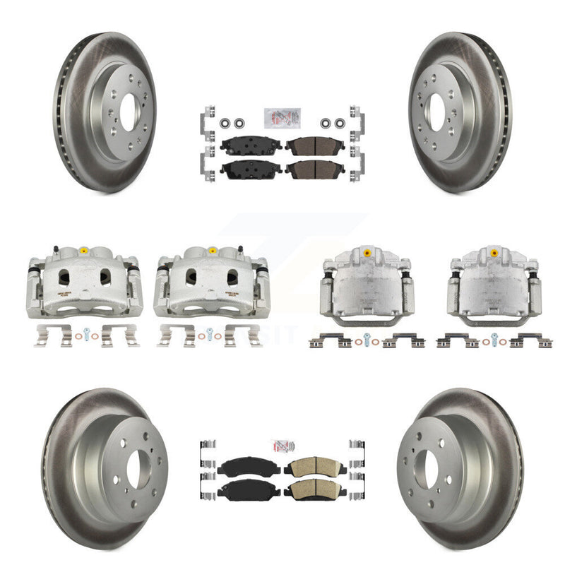 Transit Auto KCG-102044N Disc Brake Kit for 2014-2020 Chevrolet Suburban, Cadillac Escalade, Cadillac Escalade ESV & more - Front and Rear product image