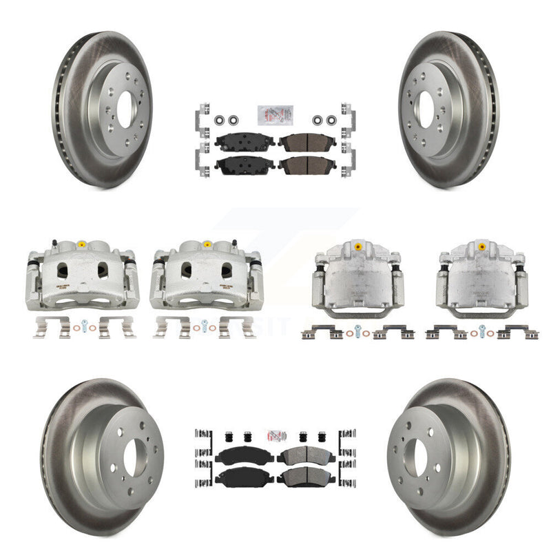 Transit Auto KCG-102045N Disc Brake Kit for 2014-2020 Chevrolet Suburban, Cadillac Escalade, Cadillac Escalade ESV & more - Front and Rear product image