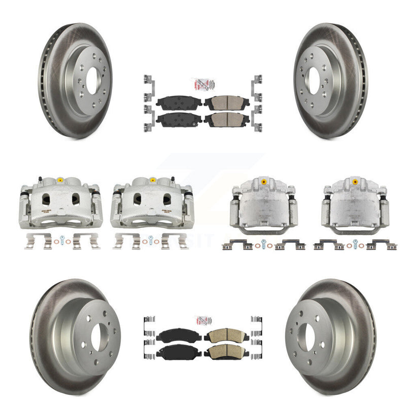 Transit Auto KCG-102047N Disc Brake Kit for 2014-2020 Chevrolet Suburban, Cadillac Escalade, Cadillac Escalade ESV & more - Front and Rear product image