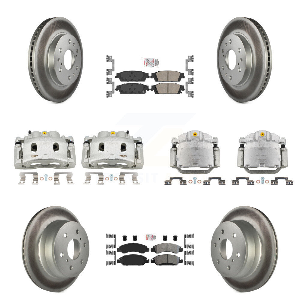 Transit Auto KCG-102048N Disc Brake Kit for 2014-2020 Chevrolet Suburban, Cadillac Escalade, Cadillac Escalade ESV & more - Front and Rear product image