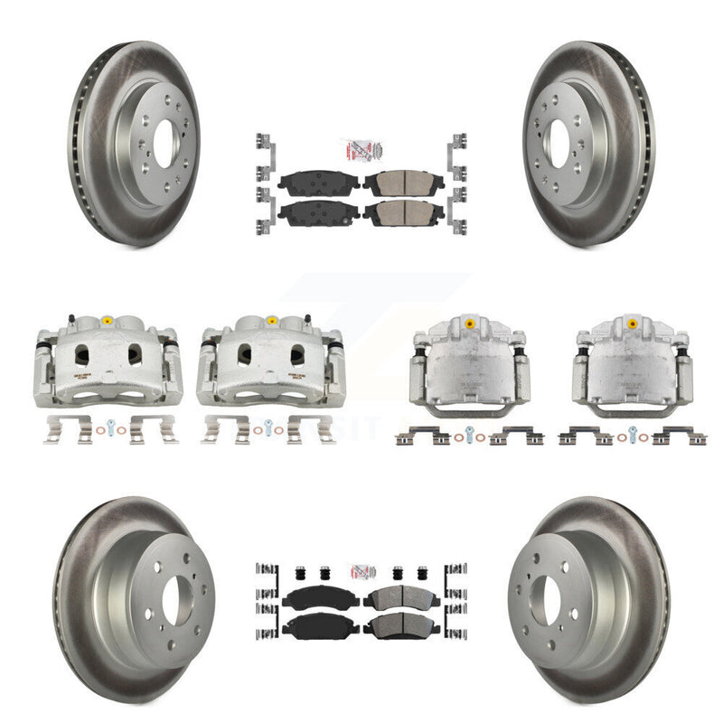 Transit Auto KCG-102048N Disc Brake Kit for 2014-2020 Chevrolet Suburban, Cadillac Escalade, Cadillac Escalade ESV & more - Front and Rear product image