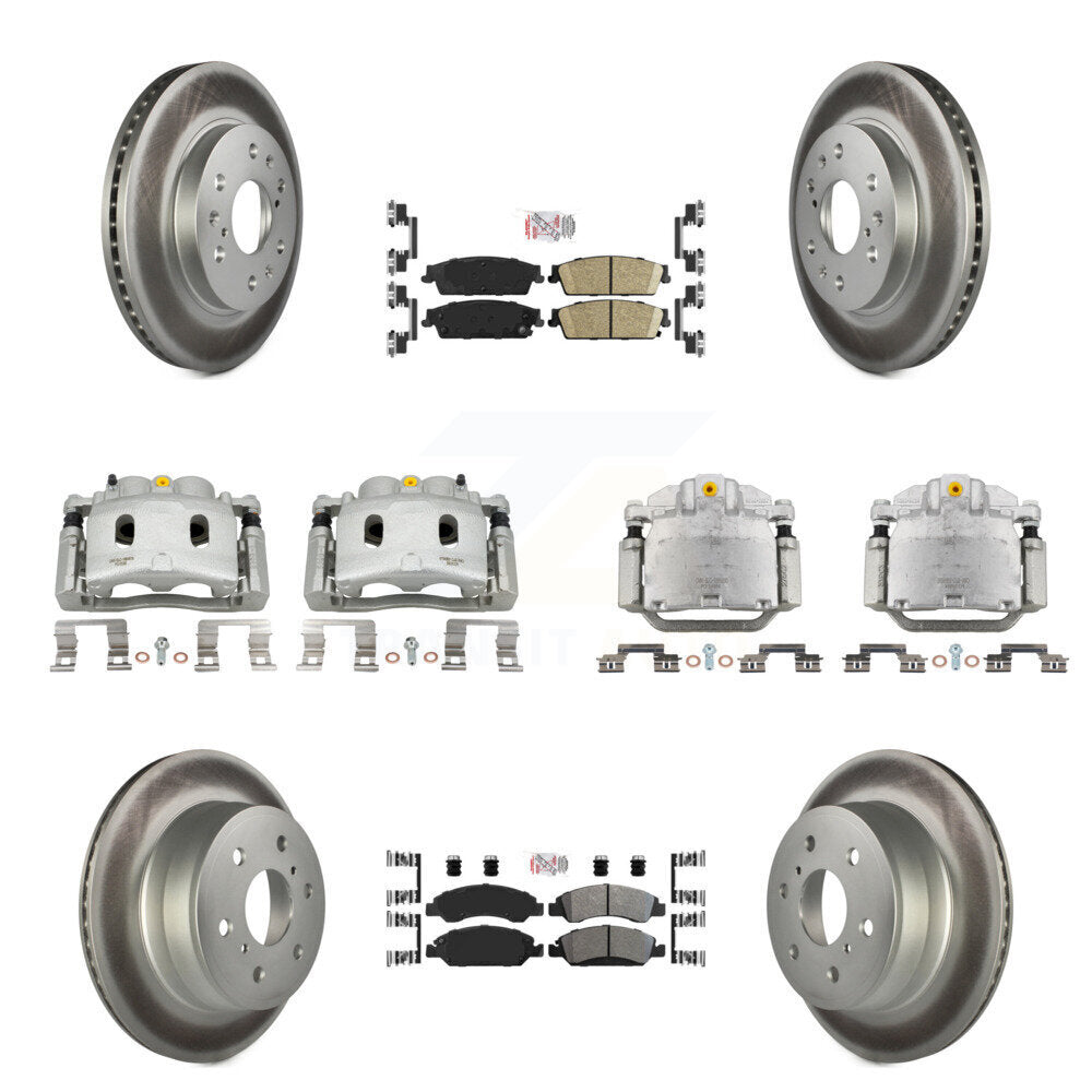Transit Auto KCG-102058N Disc Brake Kit for 2007-2008 Cadillac Escalade, Cadillac Escalade ESV, Cadillac Escalade EXT & more - Front and Rear product image