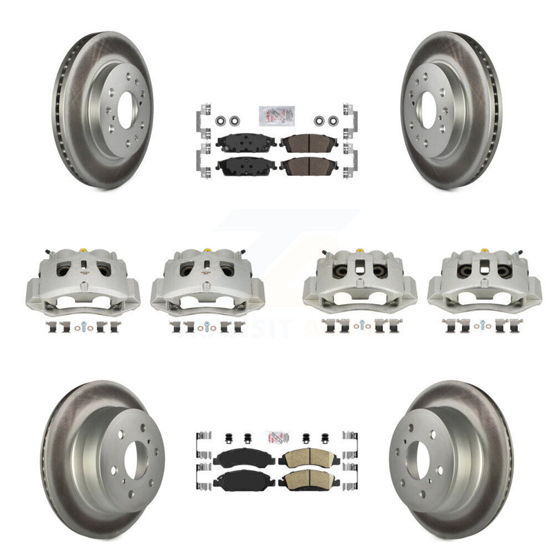 Transit Auto KCG-102062N Disc Brake Kit for 2016 Chevrolet Suburban - Front and Rear product image