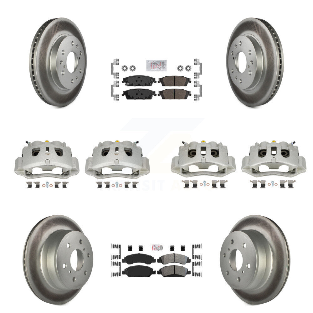 Transit Auto KCG-102064N Disc Brake Kit for 2016 Chevrolet Suburban - Front and Rear product image
