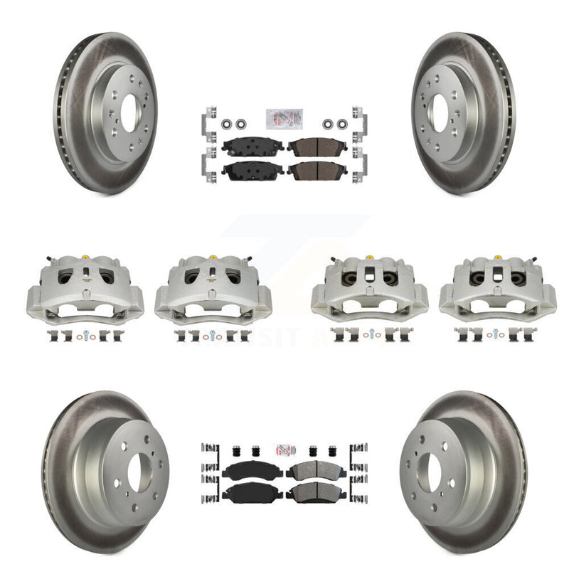 Transit Auto KCG-102064N Disc Brake Kit for 2016 Chevrolet Suburban - Front and Rear product image