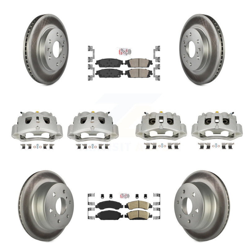Transit Auto KCG-102065N Disc Brake Kit for 2016 Chevrolet Suburban - Front and Rear product image