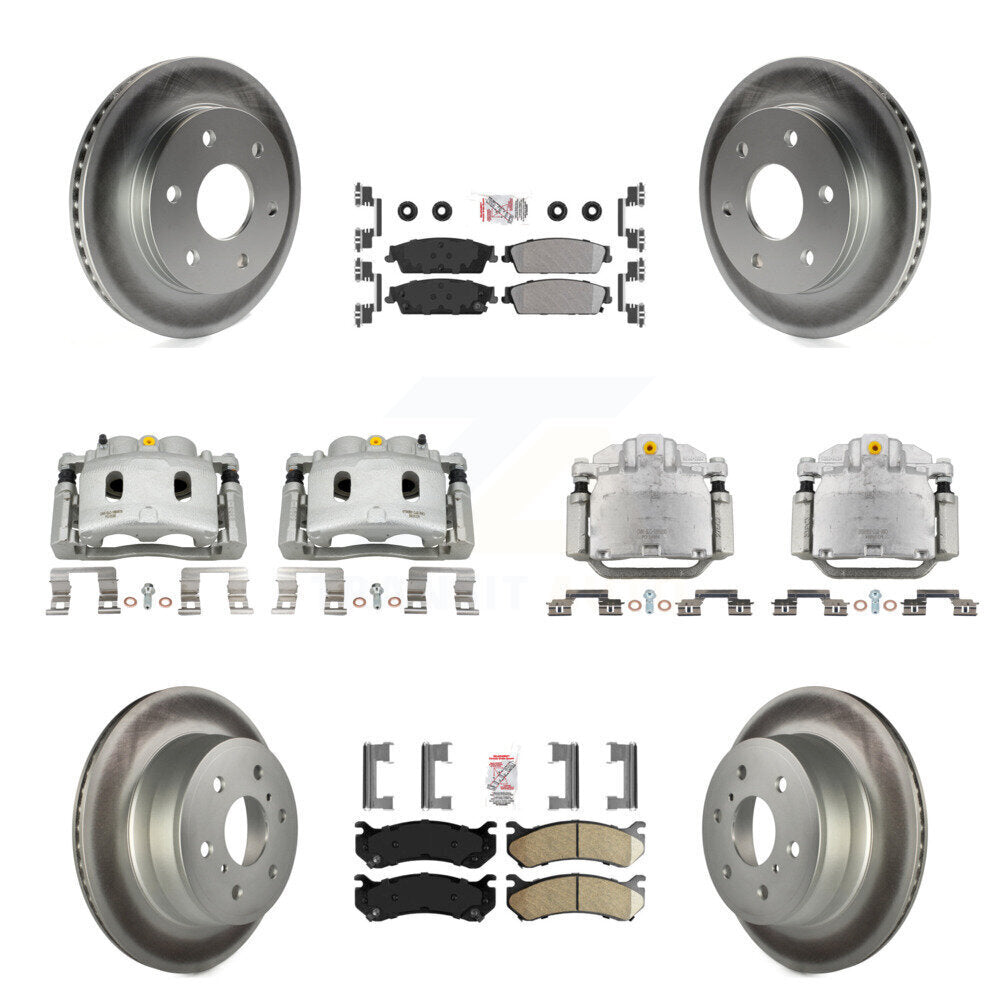 Transit Auto KCG-102086N Disc Brake Kit for 2007 Chevrolet Silverado 1500 - Front and Rear product image