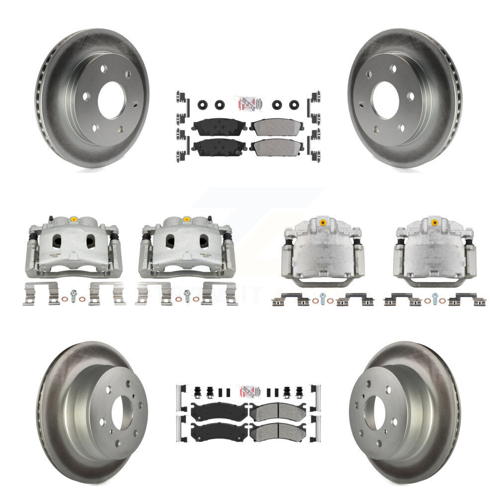 Transit Auto KCG-102087N Disc Brake Kit for 2007 Chevrolet Silverado 1500 - Front and Rear product image