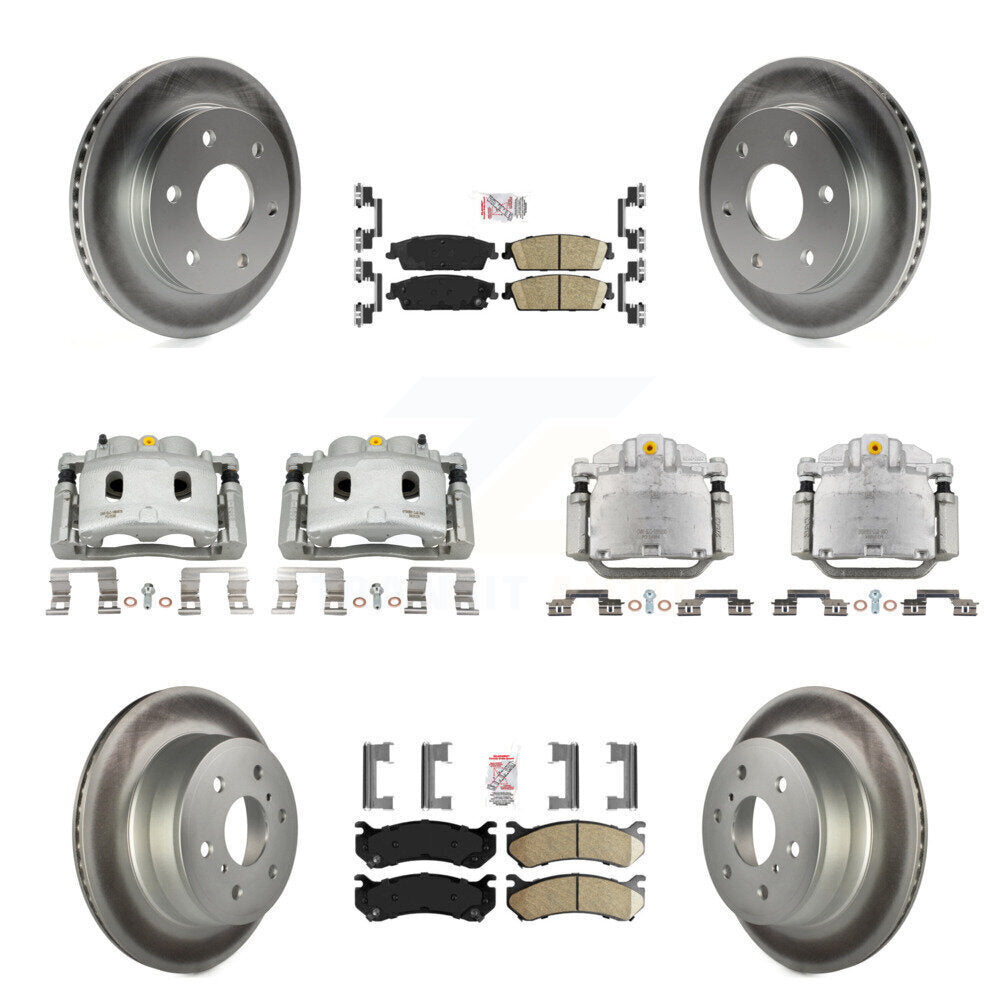 Transit Auto KCG-102088N Disc Brake Kit for 2007 Chevrolet Silverado 1500 - Front and Rear product image
