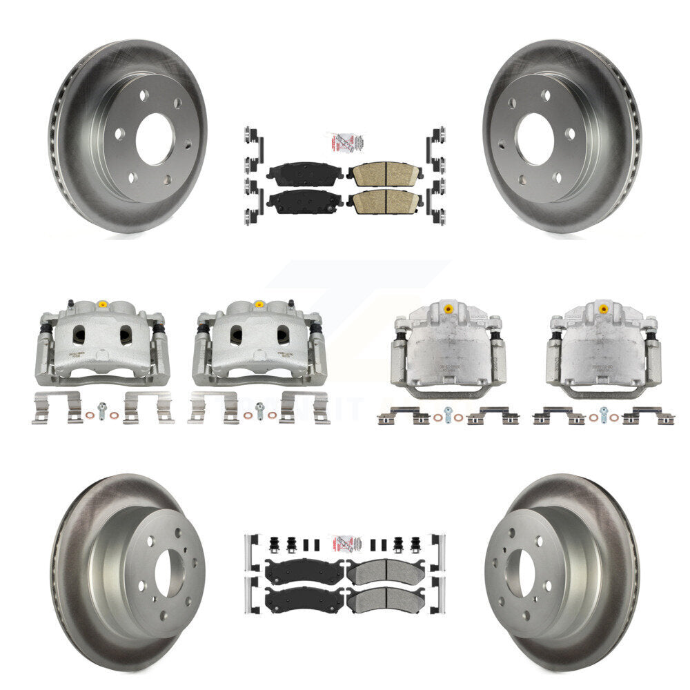 Transit Auto KCG-102089N Disc Brake Kit for 2007 Chevrolet Silverado 1500 - Front and Rear product image
