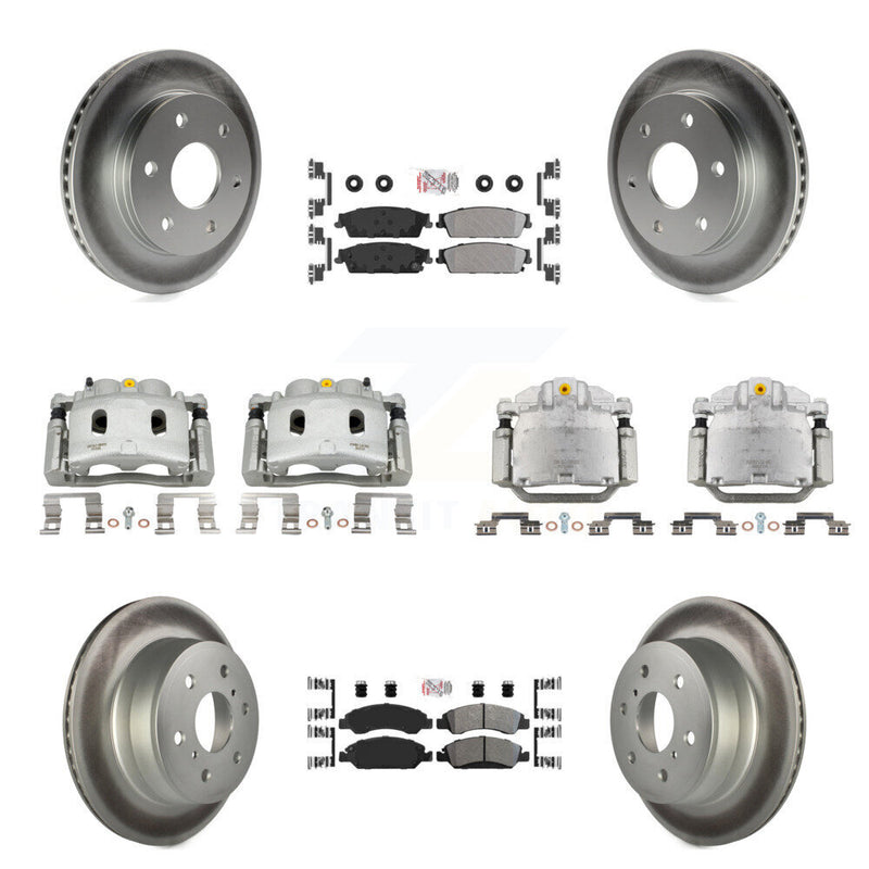 Transit Auto KCG-102092N Disc Brake Kit for 2007 GMC Sierra 1500 - Front and Rear product image