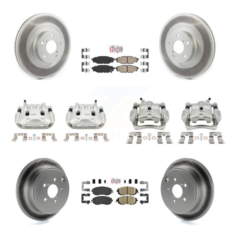 Transit Auto KCG-102105N Disc Brake Kit for 2011-2014 Subaru Impreza, Subaru Forester - Front and Rear product image