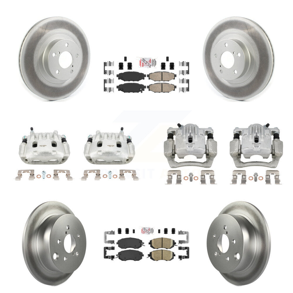 Transit Auto KCG-102107N Disc Brake Kit for 2013-2018 Subaru Crosstrek, Subaru Forester, Subaru XV Crosstrek - Front and Rear product image