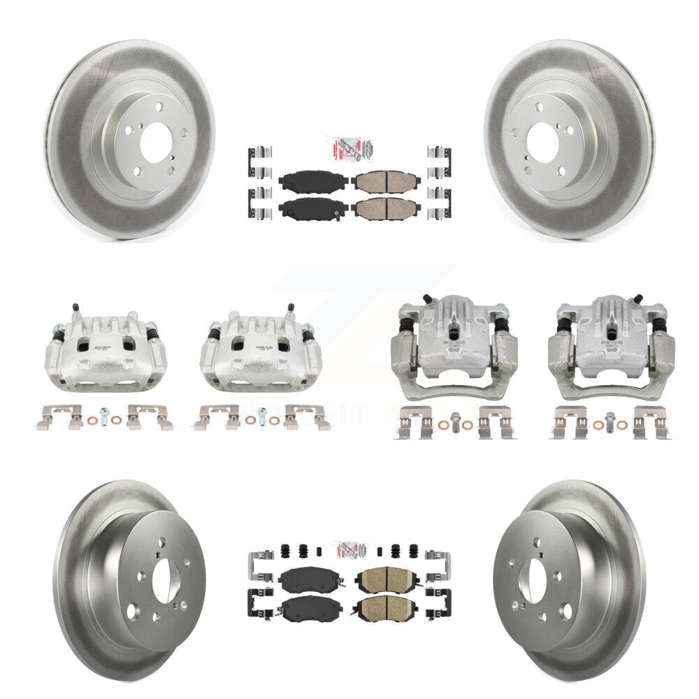 Transit Auto KCG-102109N Disc Brake Kit for 2013-2018 Subaru Crosstrek, Subaru Forester, Subaru XV Crosstrek - Front and Rear product image