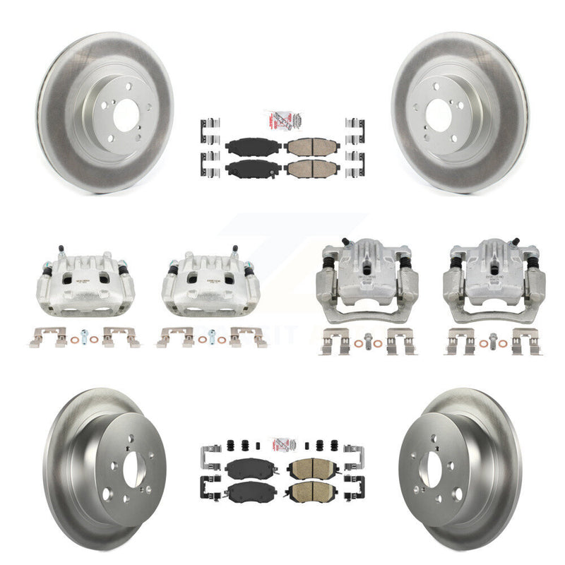 Transit Auto KCG-102109N Disc Brake Kit for 2013-2018 Subaru Crosstrek, Subaru Forester, Subaru XV Crosstrek - Front and Rear product image