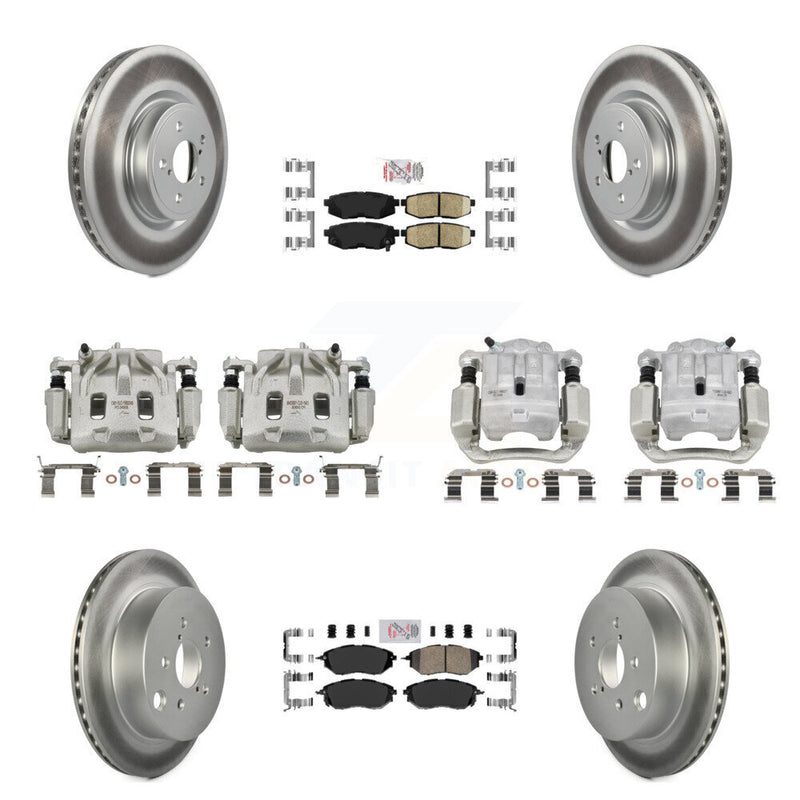 Transit Auto KCG-102111N Disc Brake Kit for 2014-2018 Subaru Forester - Front and Rear product image