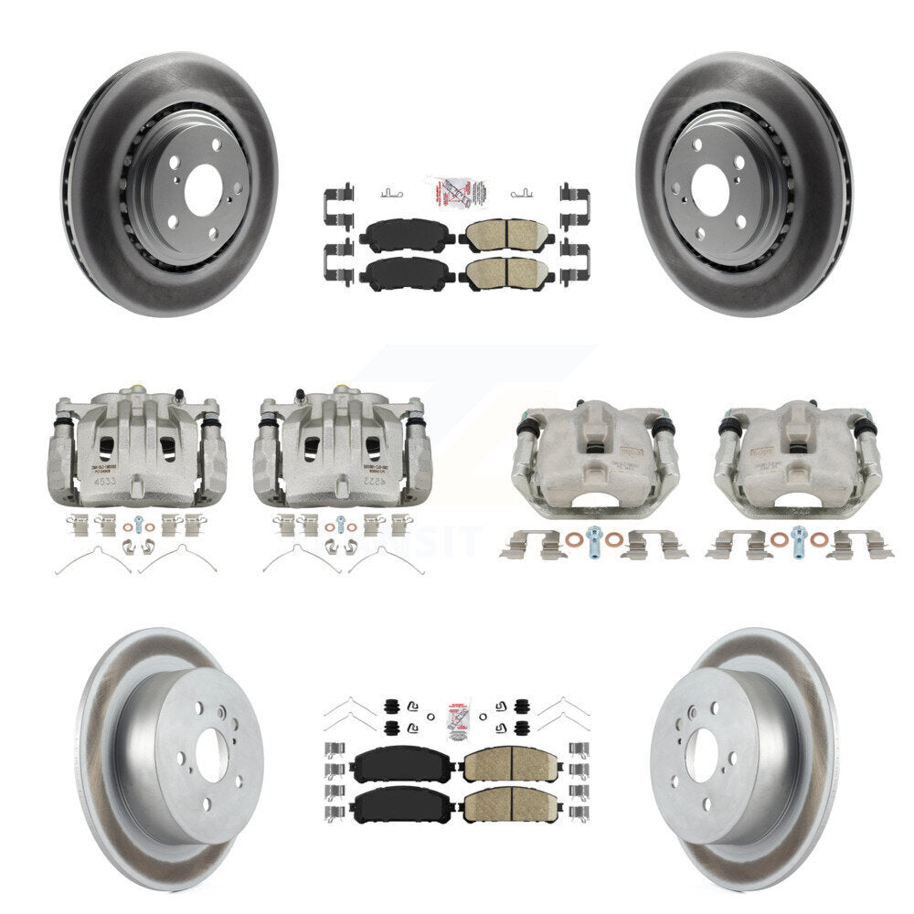Transit Auto KCG-102114N Disc Brake Kit for 2008-2013 Toyota Highlander - Front and Rear product image