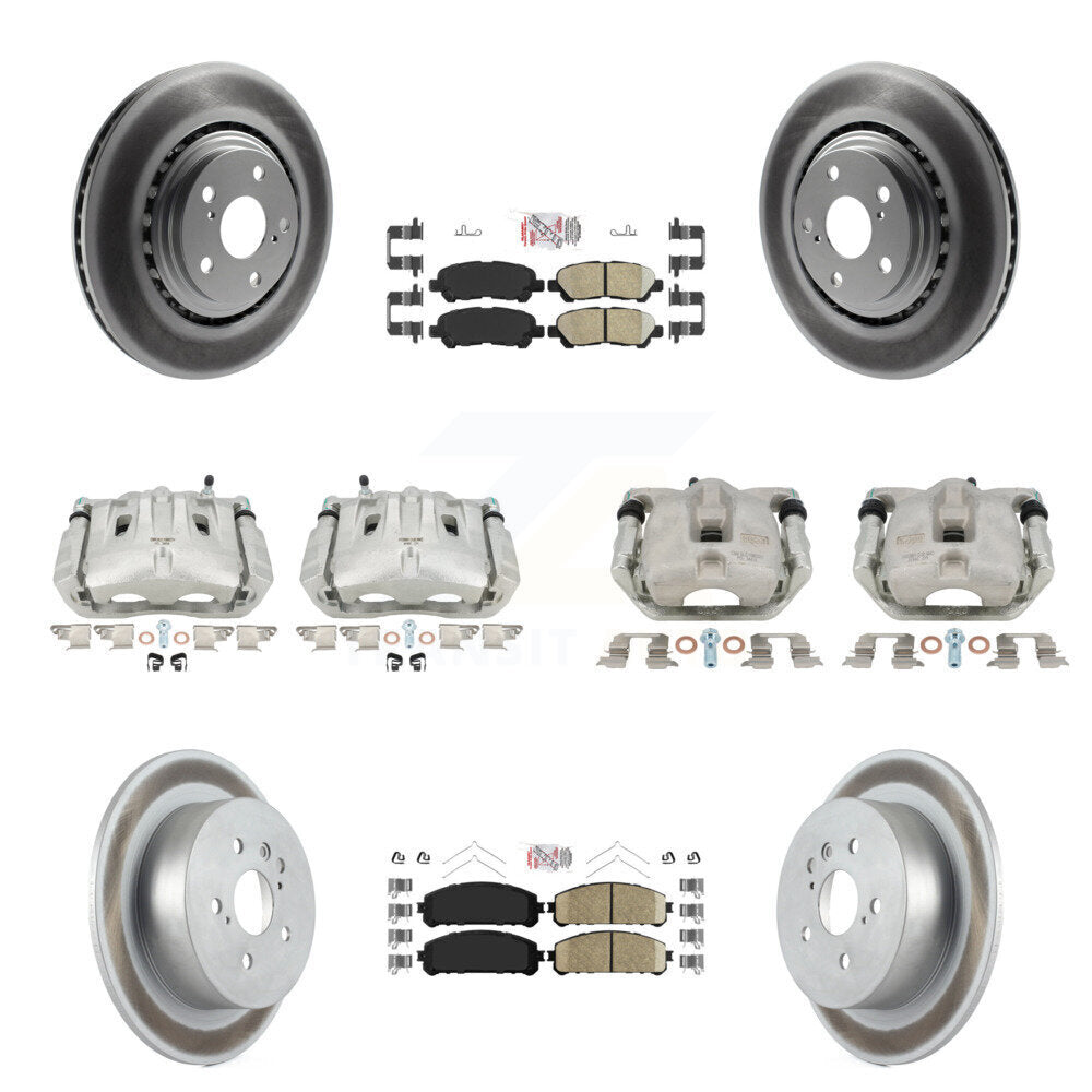 Transit Auto KCG-102115N Disc Brake Kit for 2010-2013 Toyota Highlander - Front and Rear product image