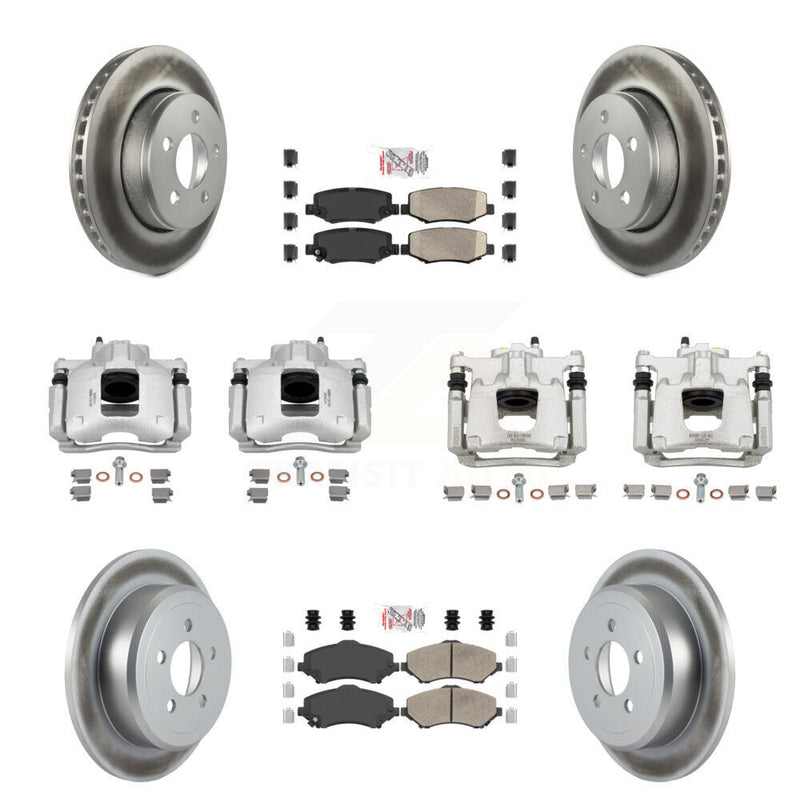 Transit Auto KCG-102117N Disc Brake Kit for 2007-2008 Dodge Nitro - Front and Rear product image