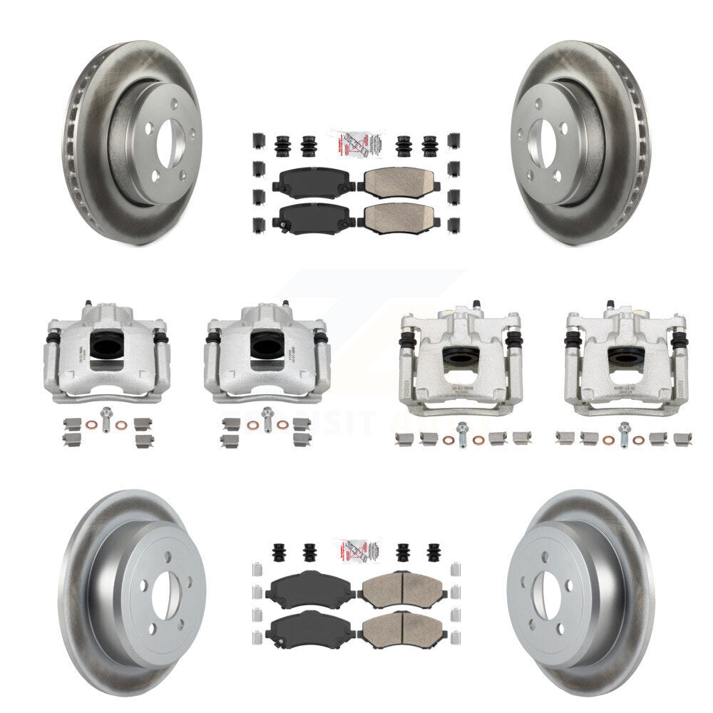 Transit Auto KCG-102119N Disc Brake Kit for 2007-2008 Dodge Nitro - Front and Rear product image
