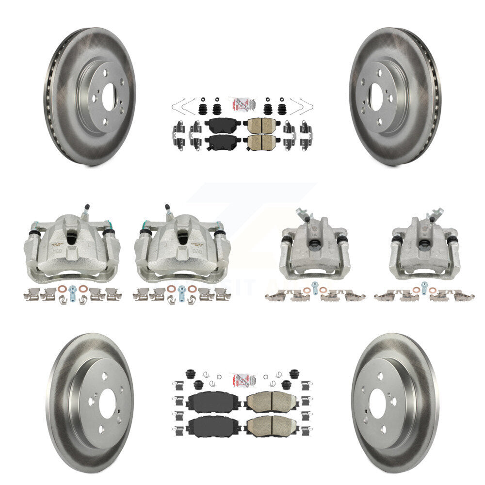 Transit Auto KCG-102123N Disc Brake Kit for 2009-2019 Toyota Corolla, Toyota Matrix, Pontiac Vibe - Front and Rear product image