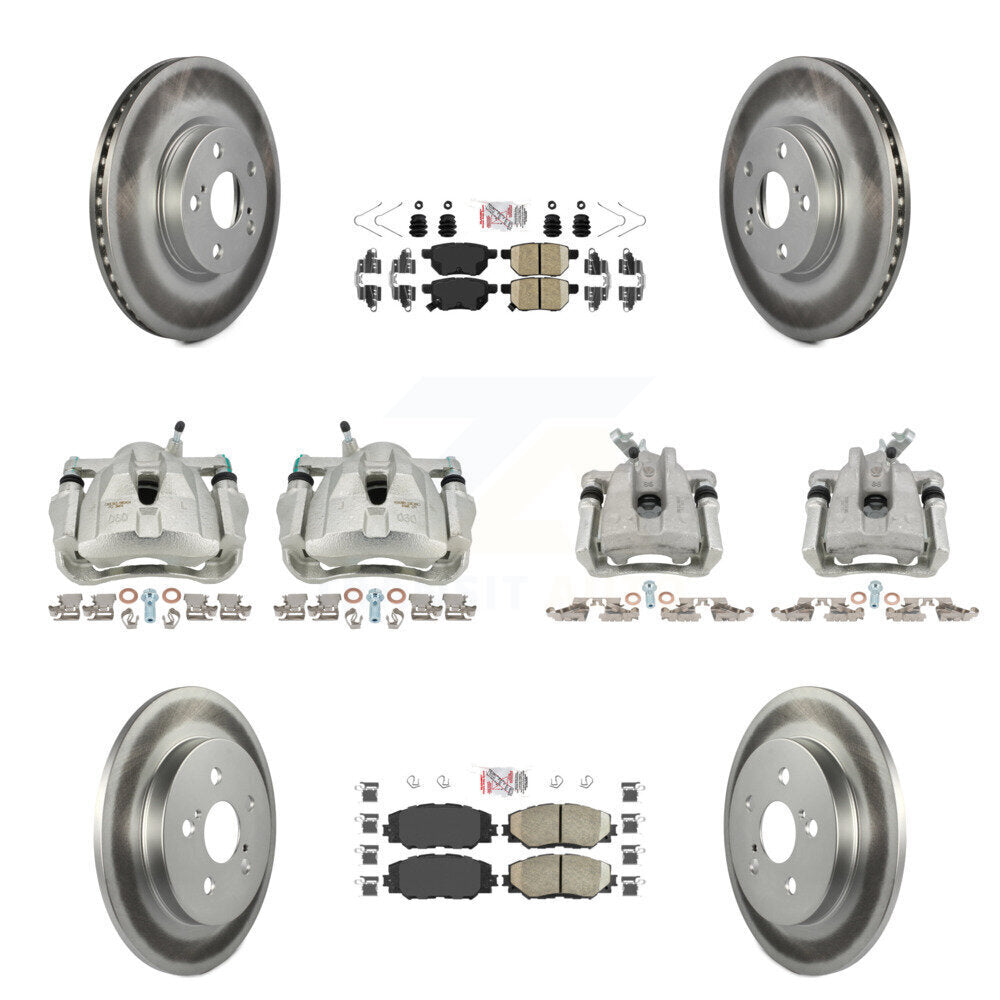 Transit Auto KCG-102124N Disc Brake Kit for 2009-2019 Toyota Corolla, Toyota Matrix, Pontiac Vibe - Front and Rear product image