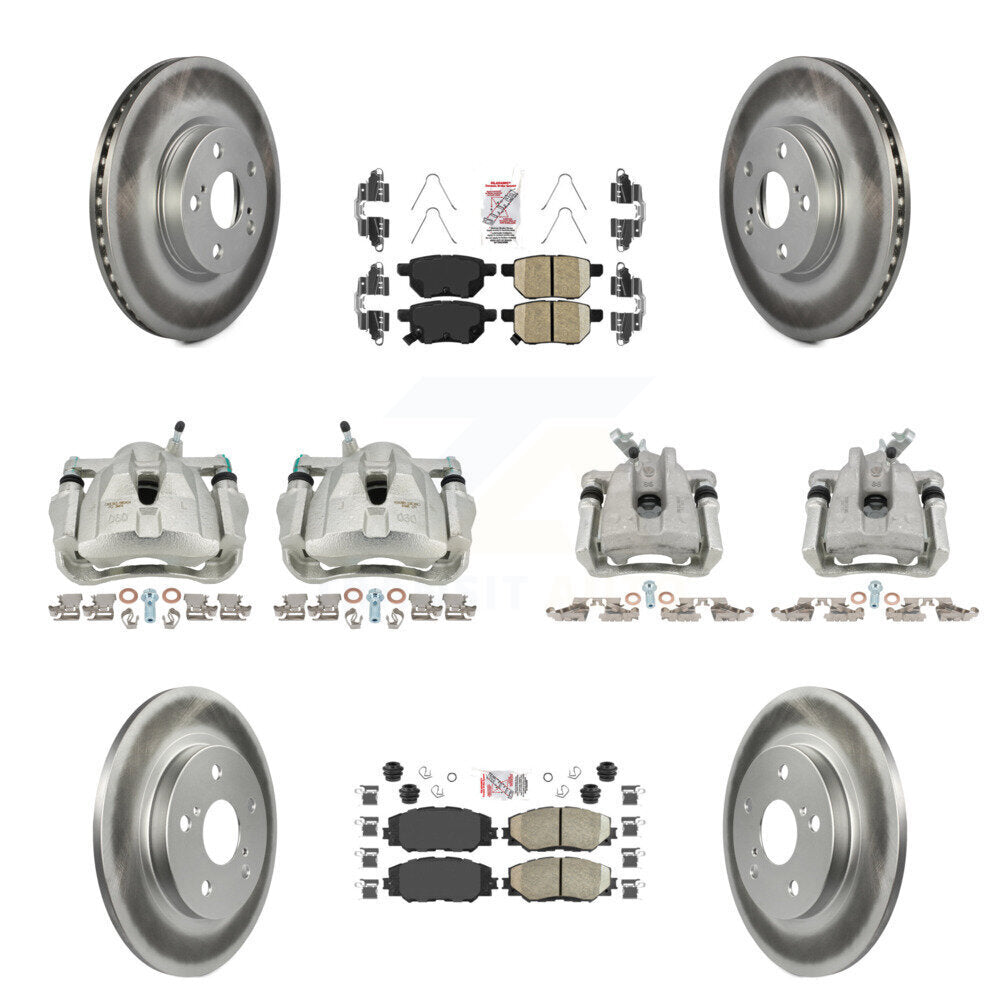 Transit Auto KCG-102125N Disc Brake Kit for 2014 Toyota Matrix - Front and Rear product image
