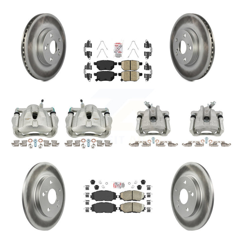 Transit Auto KCG-102125N Disc Brake Kit for 2014 Toyota Matrix - Front and Rear product image