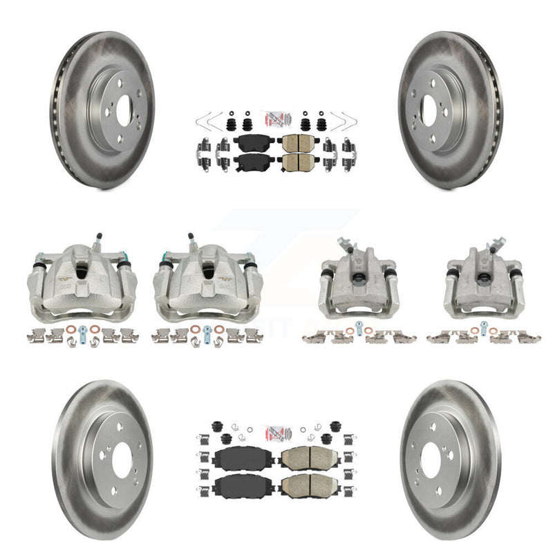 Transit Auto KCG-102127N Disc Brake Kit for 2014 Toyota Matrix - Front and Rear product image