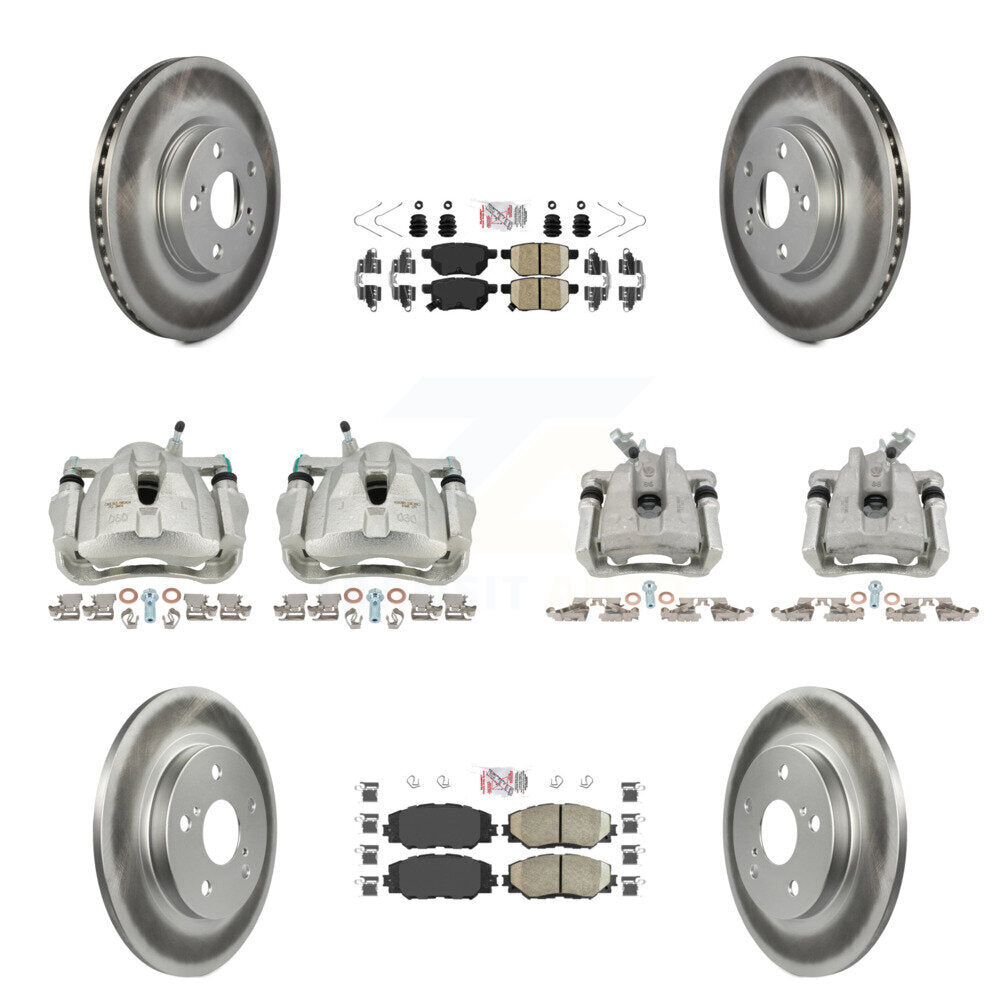 Transit Auto KCG-102128N Disc Brake Kit for 2014 Toyota Matrix - Front and Rear product image