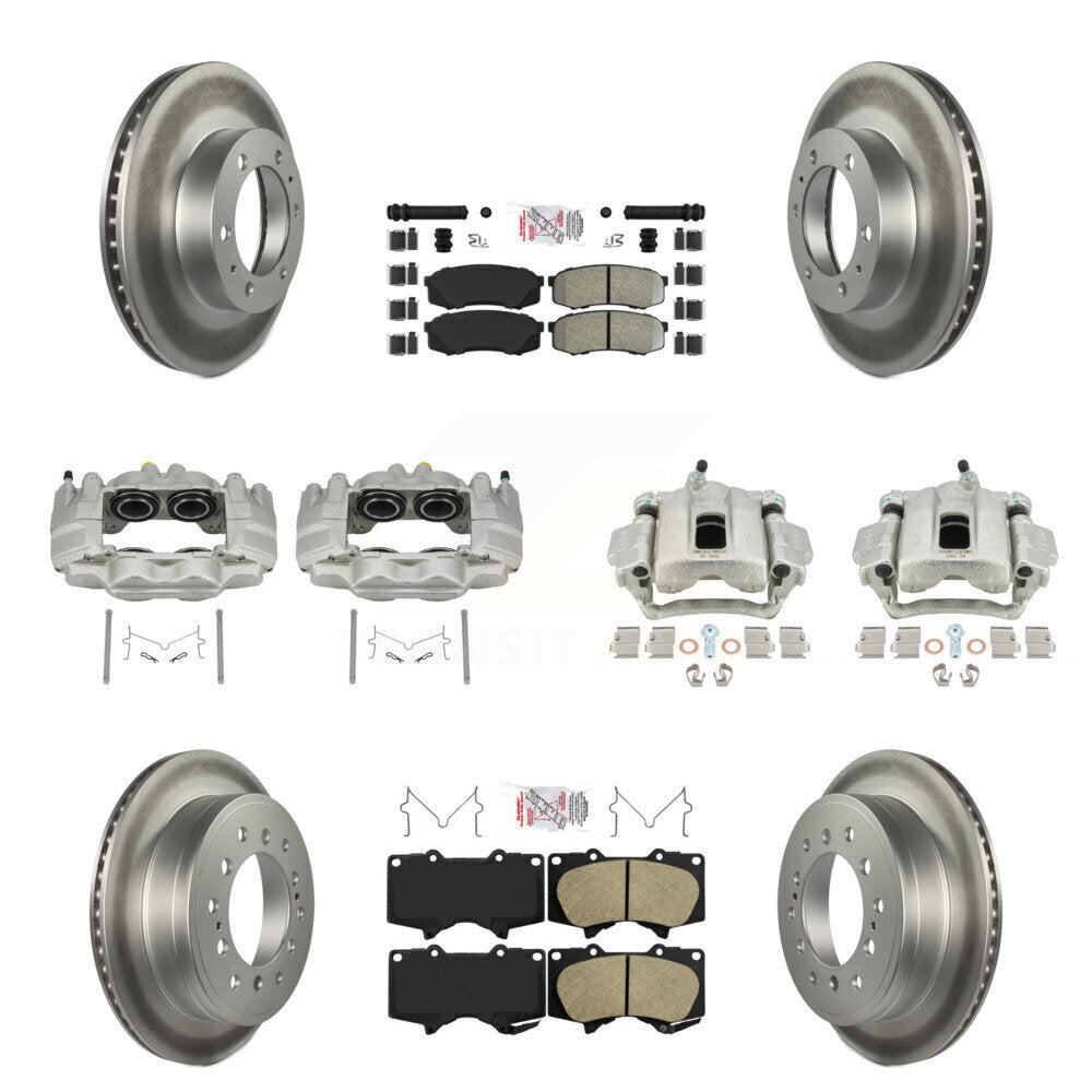 Transit Auto KCG-102133N Disc Brake Kit for 2010-2014 Toyota FJ Cruiser - Front and Rear product image