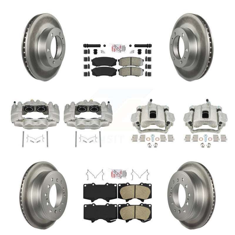 Transit Auto KCG-102133N Disc Brake Kit for 2010-2014 Toyota FJ Cruiser - Front and Rear product image