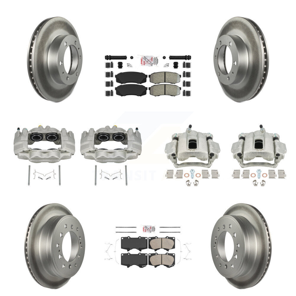 Transit Auto KCG-102134N Disc Brake Kit for 2010-2014 Toyota FJ Cruiser - Front and Rear product image