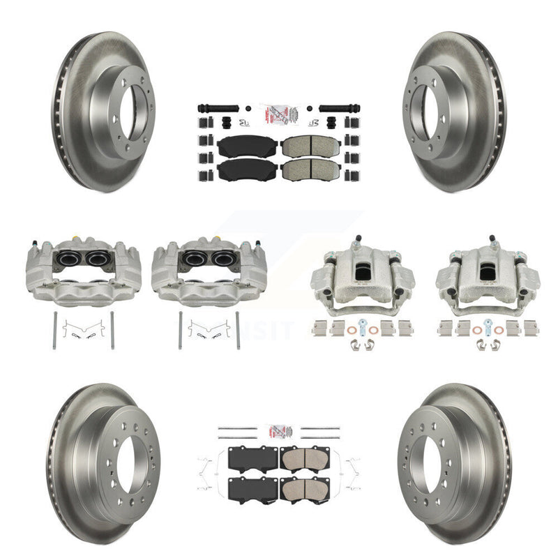 Transit Auto KCG-102134N Disc Brake Kit for 2010-2014 Toyota FJ Cruiser - Front and Rear product image