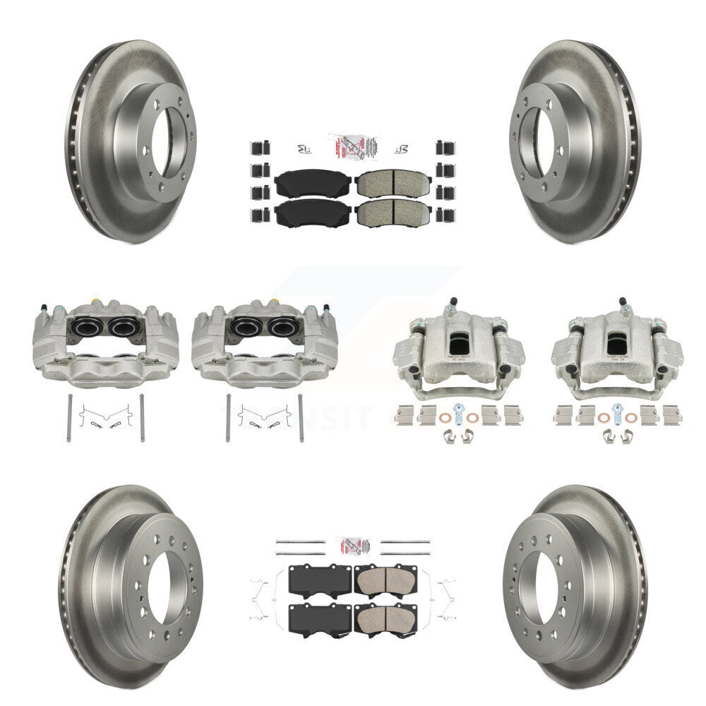 Transit Auto KCG-102136N Disc Brake Kit for 2010-2014 Toyota FJ Cruiser - Front and Rear product image