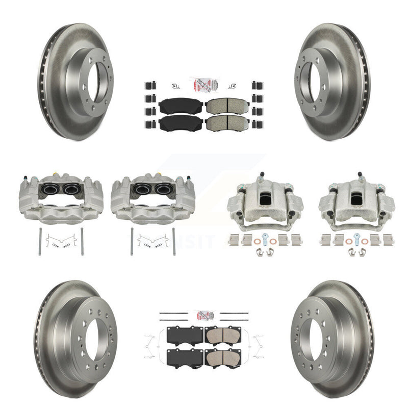 Transit Auto KCG-102136N Disc Brake Kit for 2010-2014 Toyota FJ Cruiser - Front and Rear product image