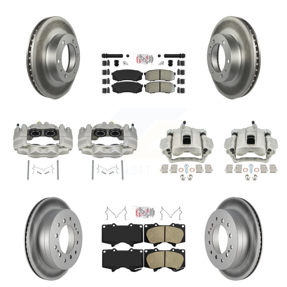 Transit Auto KCG-102137N Disc Brake Kit for 2007-2009 Toyota FJ Cruiser - Front and Rear product image