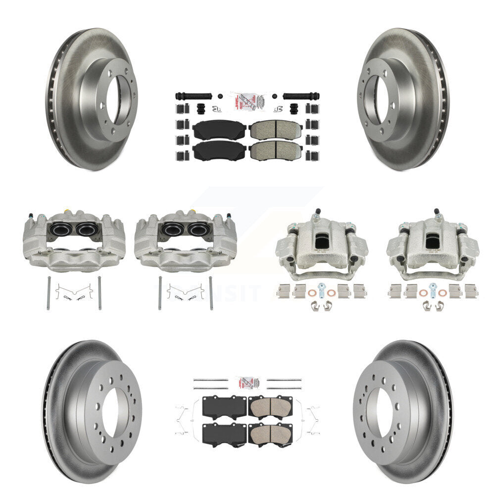Transit Auto KCG-102138N Disc Brake Kit for 2007-2009 Toyota FJ Cruiser - Front and Rear product image