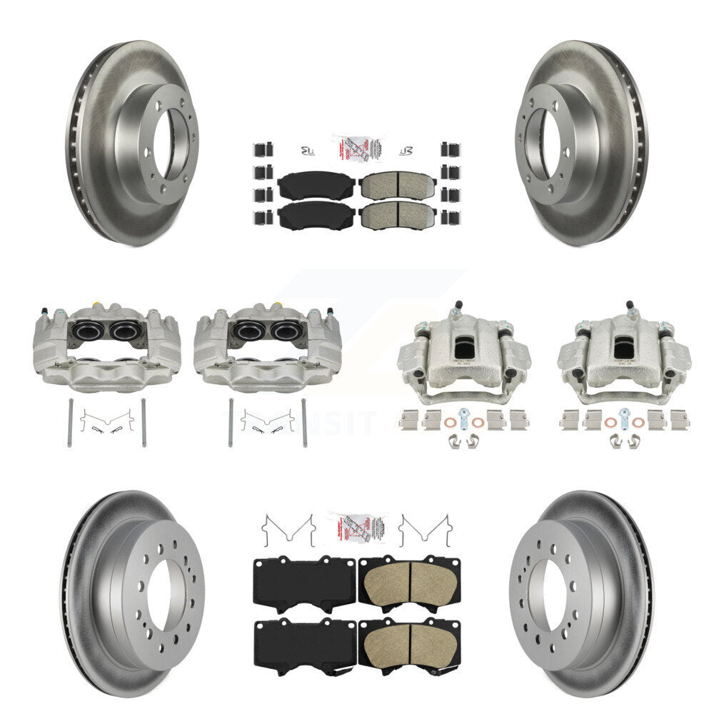 Transit Auto KCG-102139N Disc Brake Kit for 2007-2009 Toyota FJ Cruiser - Front and Rear product image